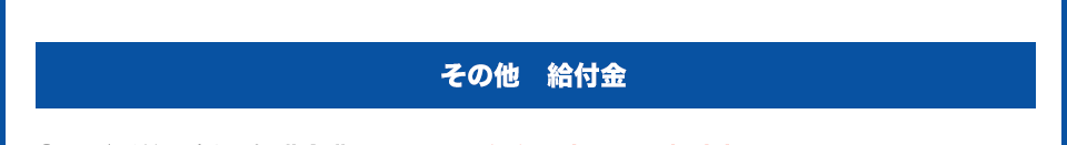 その他　給付金