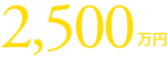 2,500万円