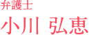 弁護士 小川 弘恵