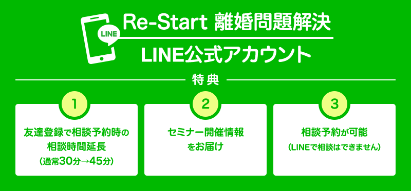 Re-Start 離婚問題解決 LINE公式アカウント