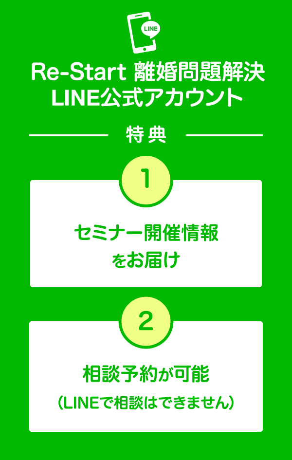 Re-Start 離婚問題解決 LINE公式アカウント